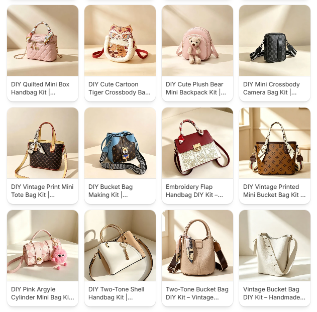 All DIY Bag Making Kits - MyStitchBag