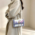 DIY Cute Fluffy Cartoon Flap Crossbody Bag Kit | Handmade Bag Material Pack