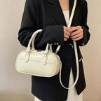 DIY White Vintage Mini Boston Bag Kit | Handmade Crossbody Material Pack