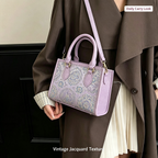 Traditional Pattern Tote Bag DIY Kit – Handmade Shoulder Bag Craft Kit - MyStitchBag