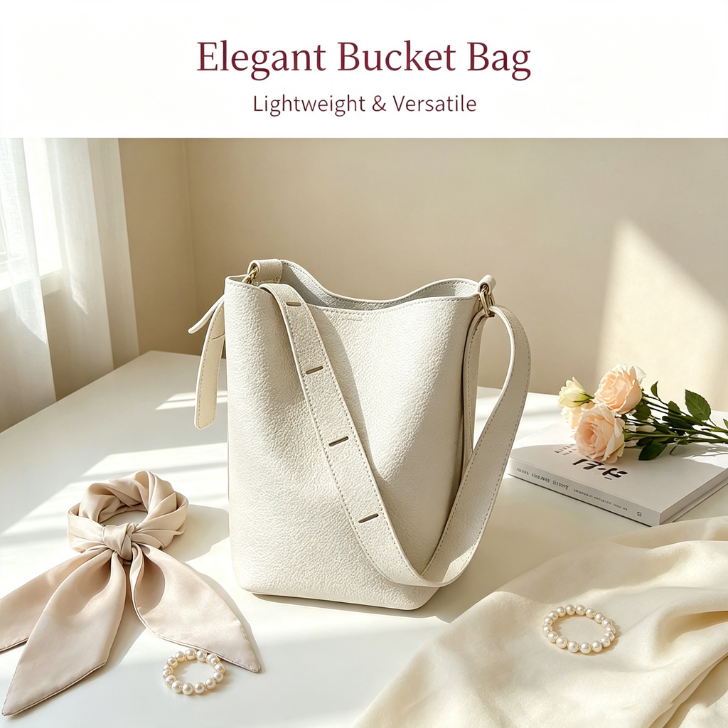 Vintage Bucket Bag DIY Kit – Handmade Lychee Pattern Shoulder Bag - MyStitchBag
