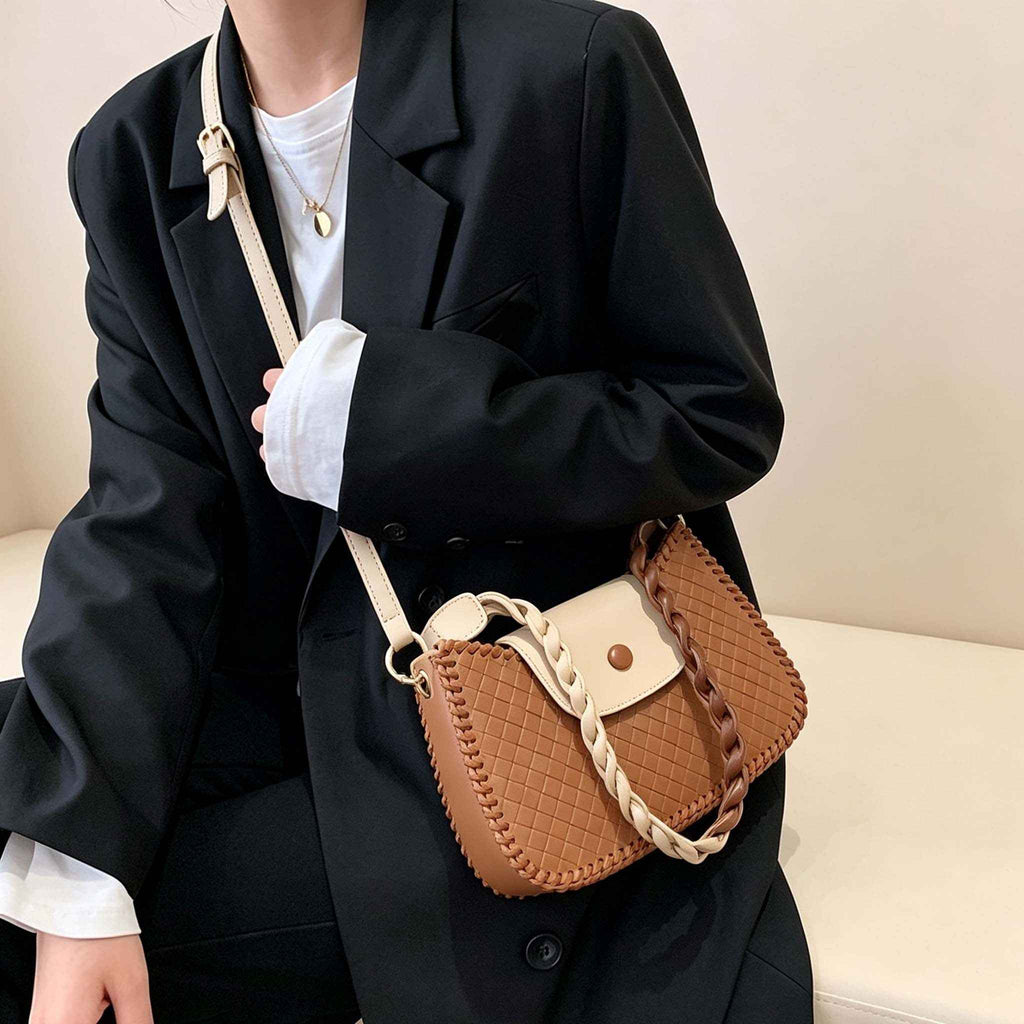 DIY Woven Saddle Crossbody Bag Kit | Handmade Shoulder Bag Material Pack
