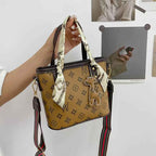 DIY Vintage Printed Mini Bucket Bag Kit | Handmade Crossbody Material Pack - MyStitchBag