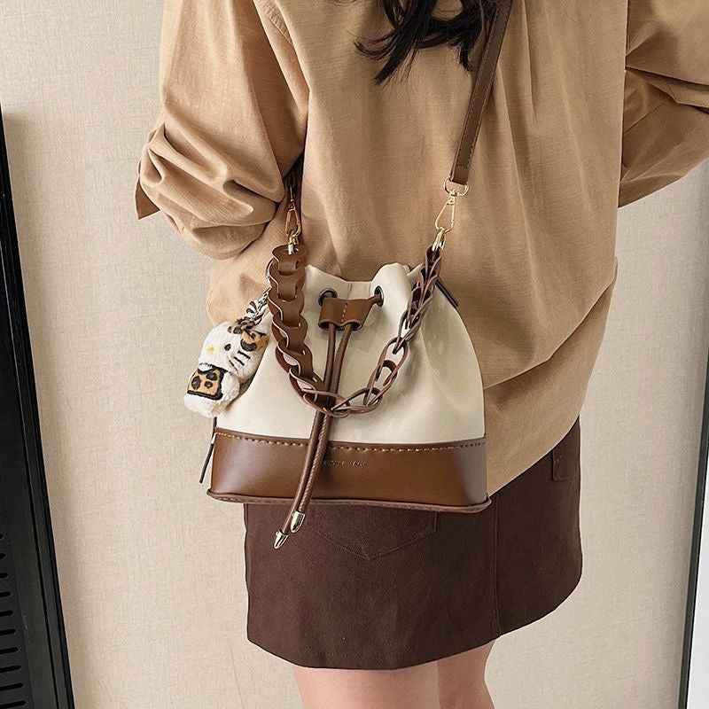 DIY Two-tone Bucket Bag Kit | Handmade Crossbody Bag Material Pack