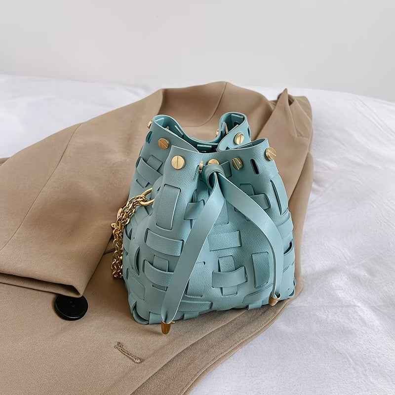 DIY Woven Mini Bucket Bag Kit | Handmade Crossbody Material Pack