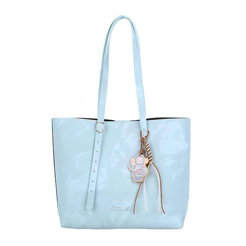 DIY Pink Marble Texture Tote Bag Kit | Handmade Shoulder Bag Material Pack
