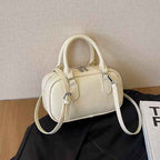 DIY White Vintage Mini Boston Bag Kit | Handmade Crossbody Material Pack
