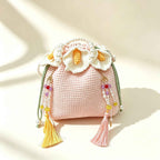 Calla Lily Drawstring Bag DIY Kit – Handmade Crochet Bag Making Kit for Beginners - MyStitchBag