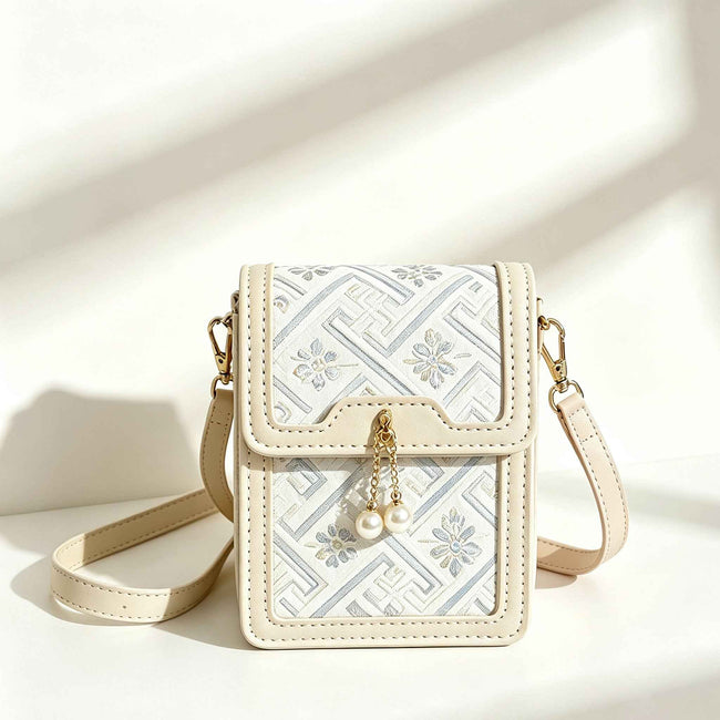 Song Brocade Crossbody Bag DIY Kit – Handmade Vintage Mini Shoulder Bag - MyStitchBag Hover Image