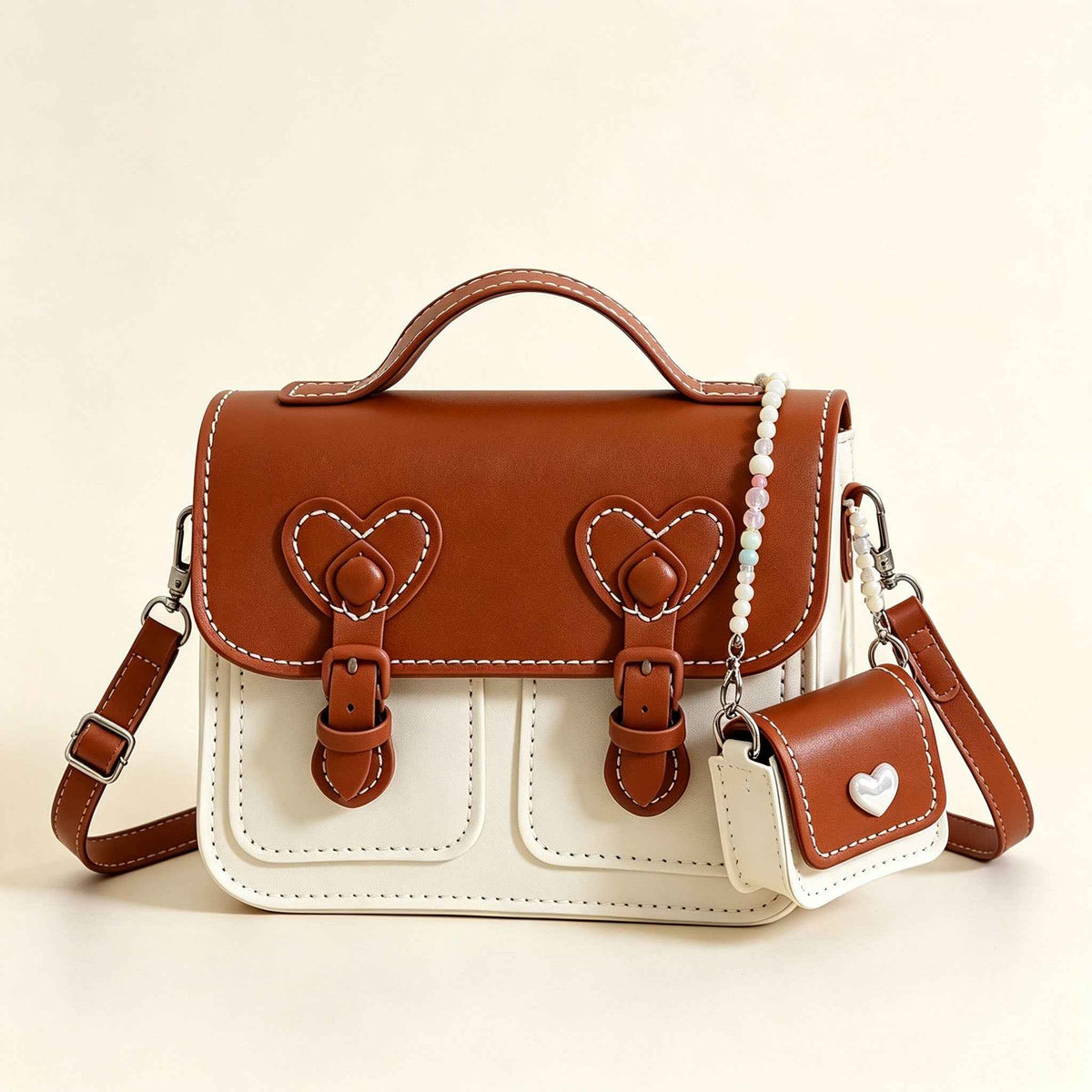 Heart-Shaped Crossbody Bag DIY Kit – Create Your Own Handmade Mini Shoulder Bag | Beginner Sewing Kit - MyStitchBag
