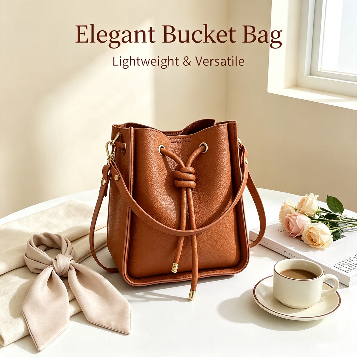 Drawstring Bucket Bag DIY Kit – Handmade Shoulder Bag Making Kit with Step-by-Step Tutorial - MyStitchBag
