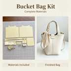 Stylish Bucket Handbag DIY Kit – Create Your Own Handmade Shoulder Bag - MyStitchBag