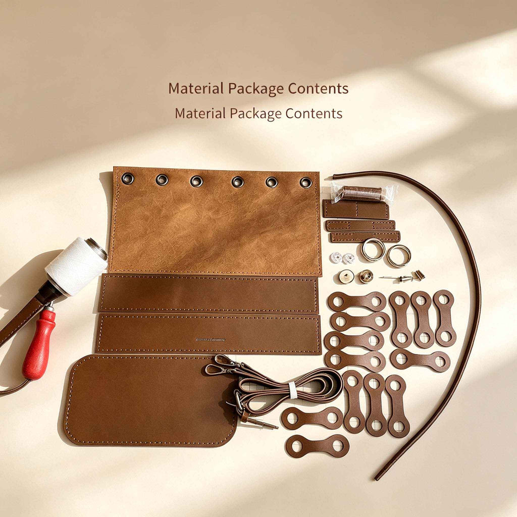 DIY Two-tone Bucket Bag Kit | Handmade Crossbody Bag Material Pack