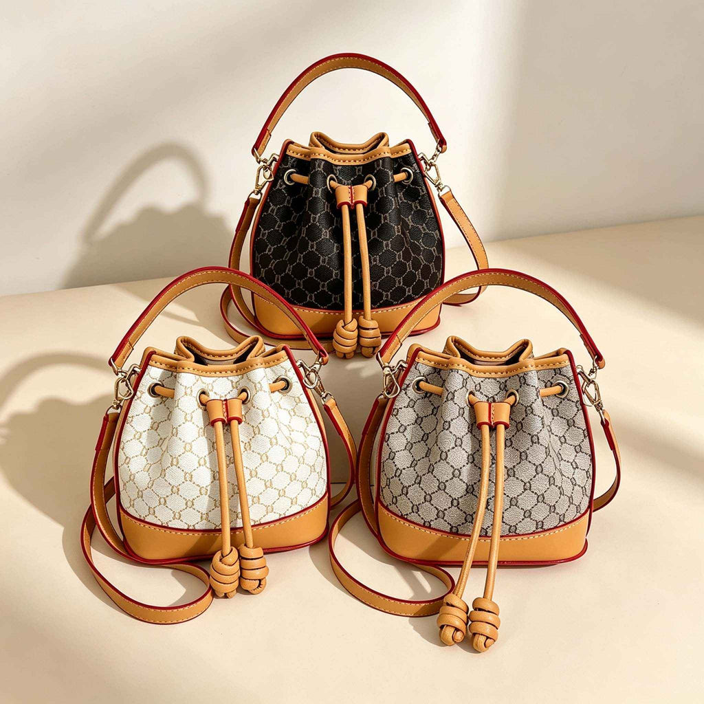 DIY Vintage Print Bucket Bag Kit | Handmade Crossbody Material Pack
