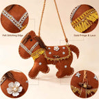 DIY Cute Cartoon Horse Crossbody Bag Kit | Handmade Bag Material Pack