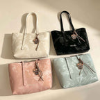 DIY Pink Marble Texture Tote Bag Kit | Handmade Shoulder Bag Material Pack