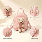 DIY Cute Plush Bear Mini Backpack Kit | Handmade Bag Material Pack - MyStitchBag