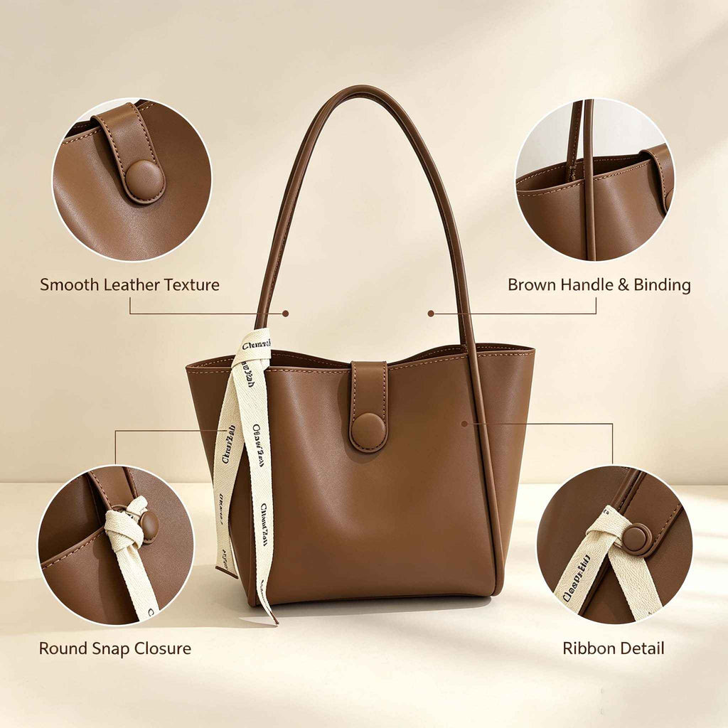 DIY Contrast Color Tote Bag Kit | Handmade Shoulder Bag Material Pack