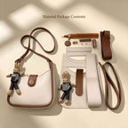DIY Two-Tone Hobo Shoulder Bag Kit | Handmade Crossbody Material Pack