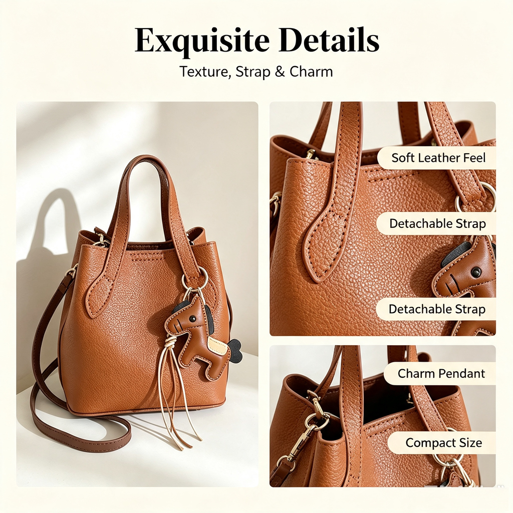 Elegant Bucket Bag DIY Kit – Create Your Own Handmade Shoulder Bag - MyStitchBag