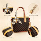DIY Vintage Print Mini Tote Bag Kit | Handmade Crossbody Material Pack - MyStitchBag