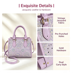 Traditional Pattern Tote Bag DIY Kit – Handmade Shoulder Bag Craft Kit - MyStitchBag