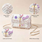 DIY Cute Fluffy Cartoon Flap Crossbody Bag Kit | Handmade Bag Material Pack