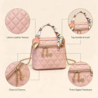 DIY Quilted Mini Box Handbag Kit | Handmade Crossbody Material Pack