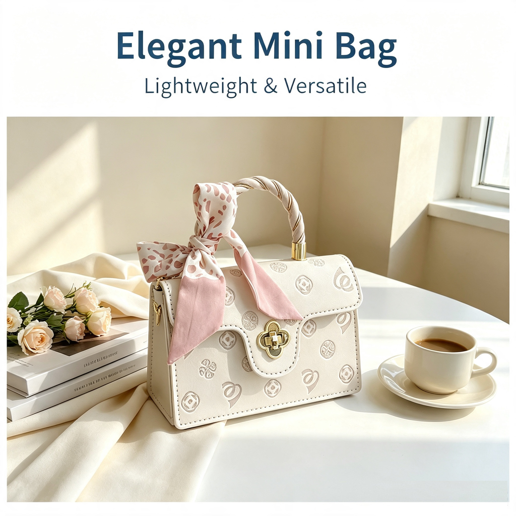 Cherry Blossom Crossbody Bag DIY Kit – Make Your Own Handmade Mini Bag | Beginner Friendly Craft Kit - MyStitchBag