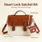 Heart-Shaped Crossbody Bag DIY Kit – Create Your Own Handmade Mini Shoulder Bag | Beginner Sewing Kit - MyStitchBag