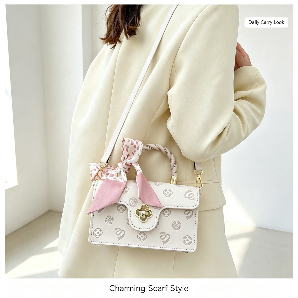Cherry Blossom Crossbody Bag DIY Kit – Make Your Own Handmade Mini Bag | Beginner Friendly Craft Kit - MyStitchBag