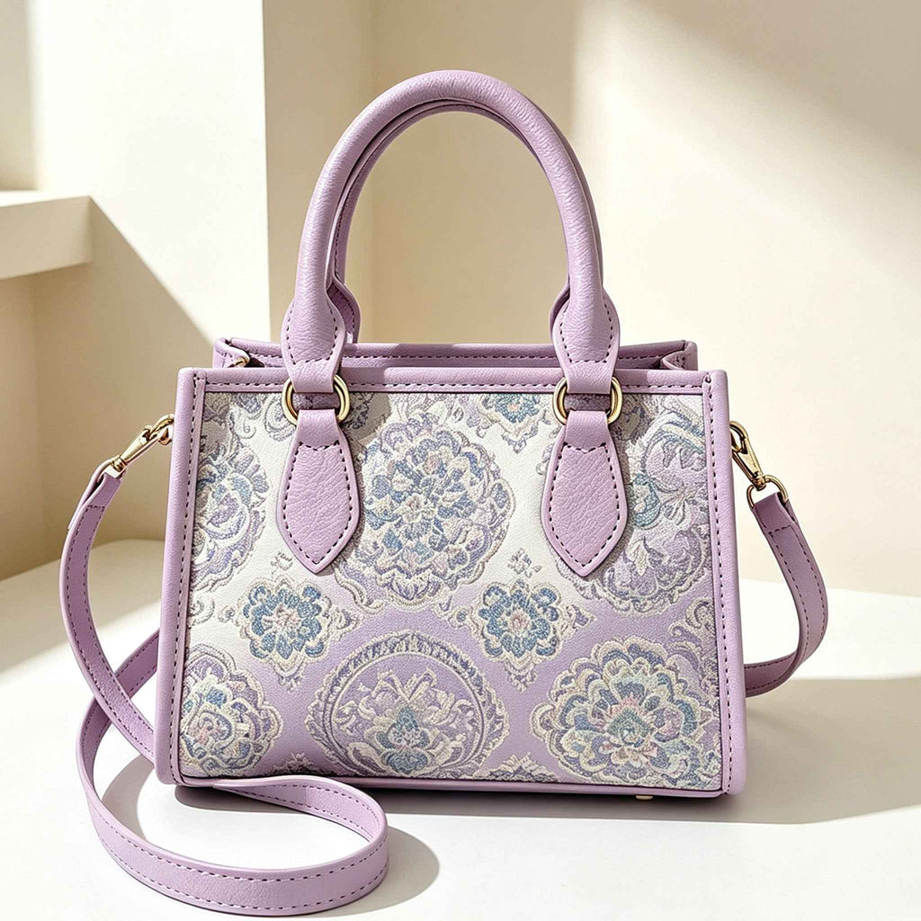 Traditional Pattern Tote Bag DIY Kit – Handmade Shoulder Bag Craft Kit - MyStitchBag