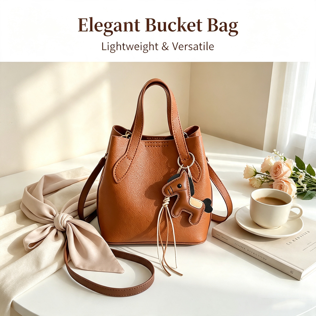 Elegant Bucket Bag DIY Kit – Create Your Own Handmade Shoulder Bag - MyStitchBag