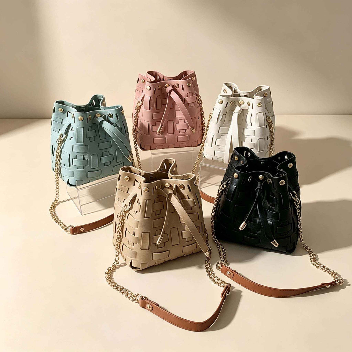 DIY Woven Mini Bucket Bag Kit | Handmade Crossbody Material Pack