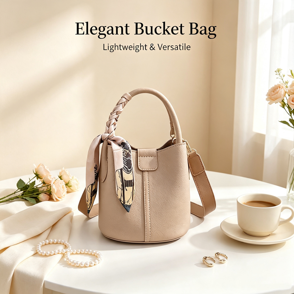 Two-Tone Bucket Bag DIY Kit – Vintage Handmade Crossbody Bag Making Kit - MyStitchBag