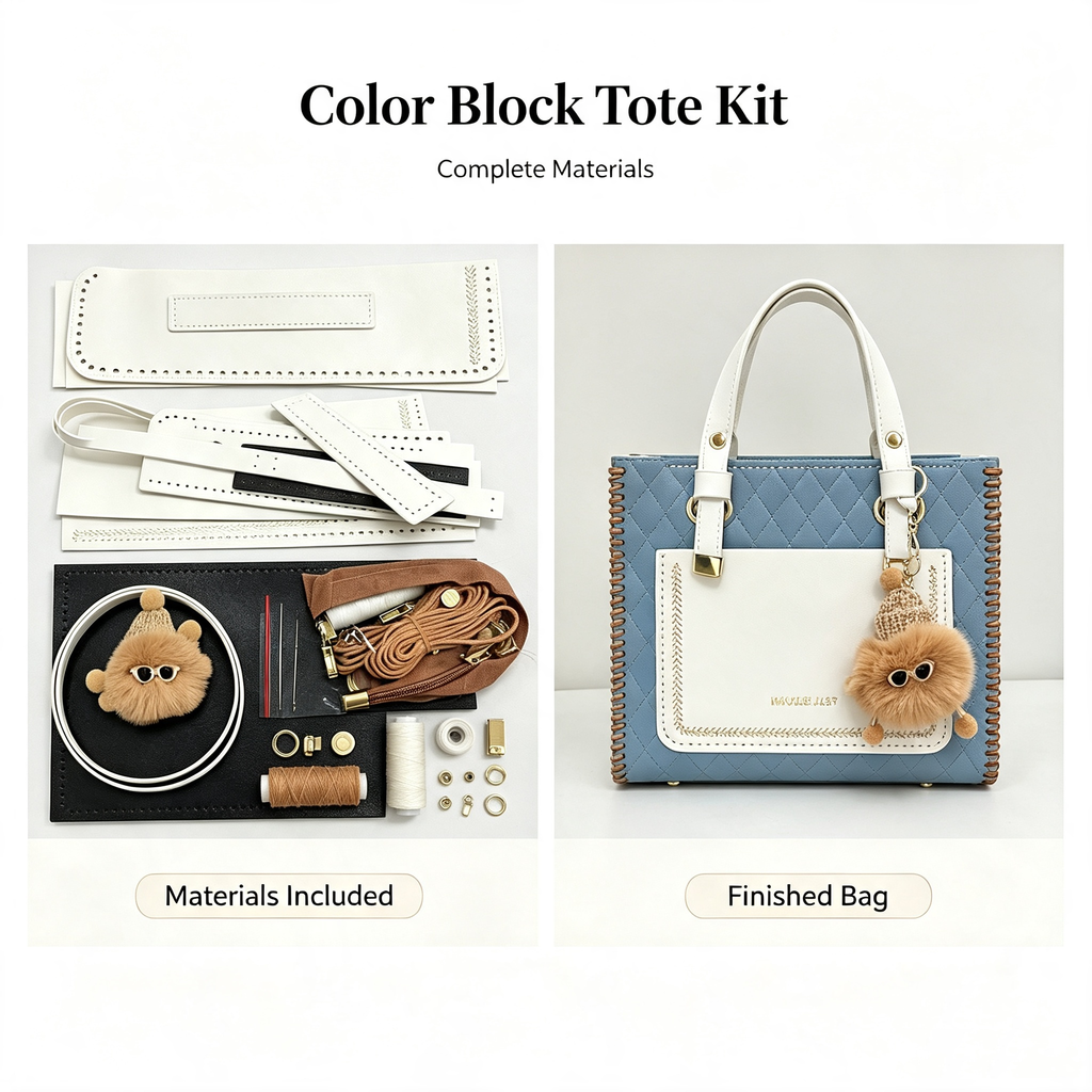 Woven Tote Bag DIY Kit – Create Your Own Handmade Everyday Shoulder Bag - MyStitchBag