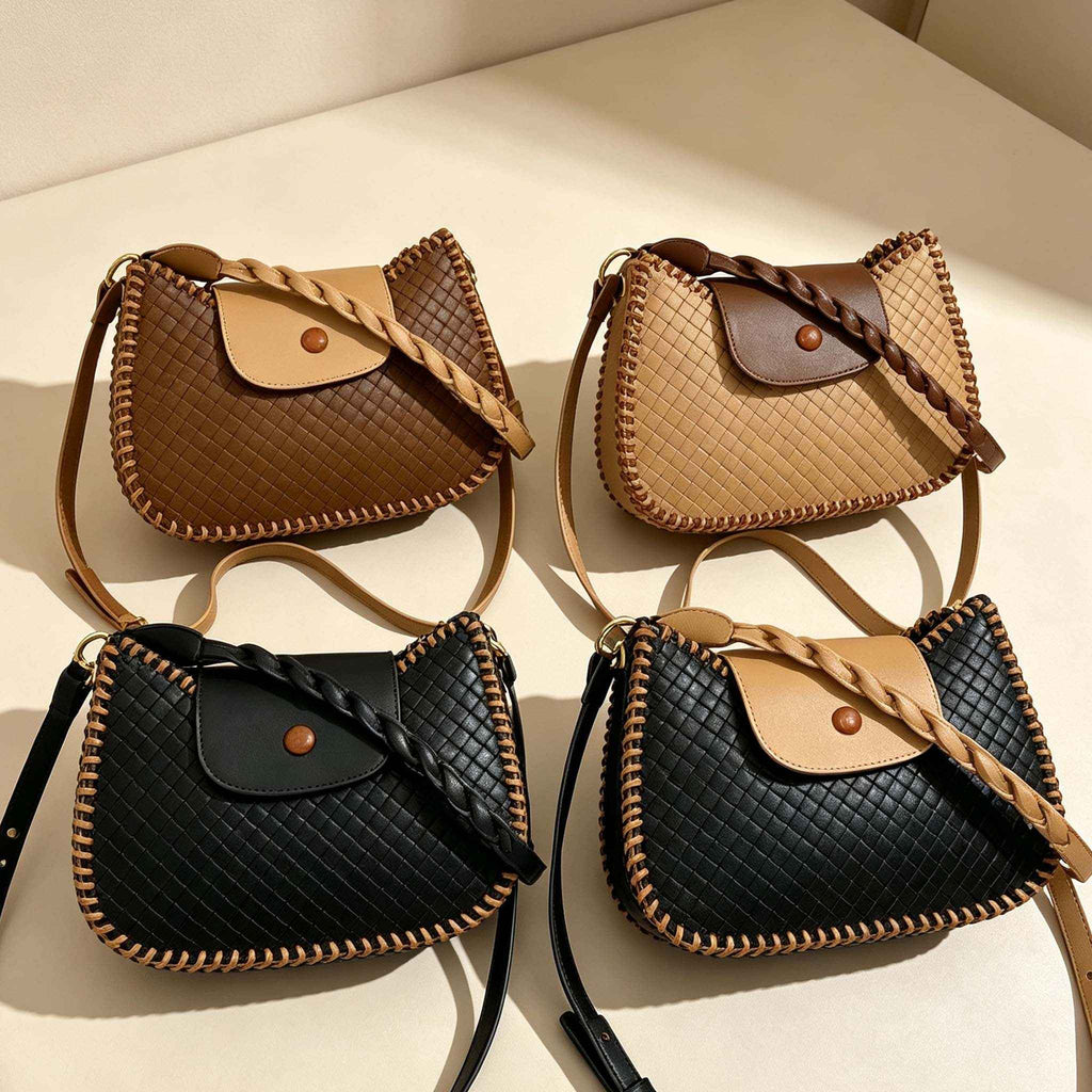 DIY Woven Saddle Crossbody Bag Kit | Handmade Shoulder Bag Material Pack
