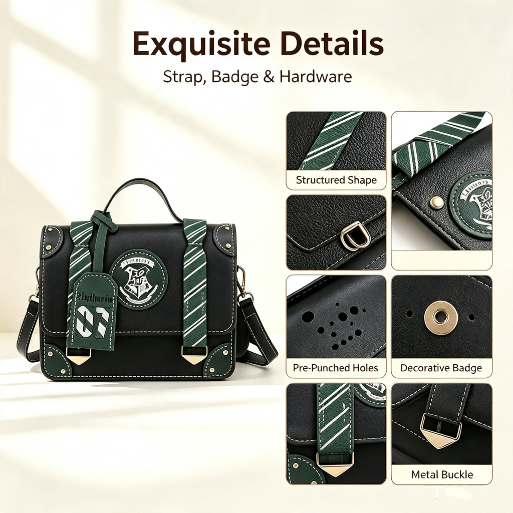 British College Style Bag DIY Kit – Classic Handmade Messenger Bag Making Project - MyStitchBag