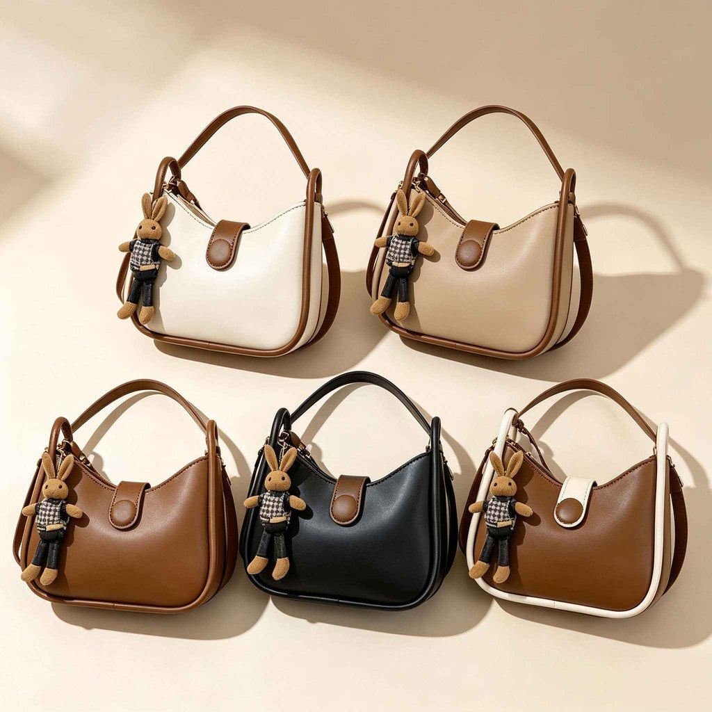 DIY Two-Tone Hobo Shoulder Bag Kit | Handmade Crossbody Material Pack