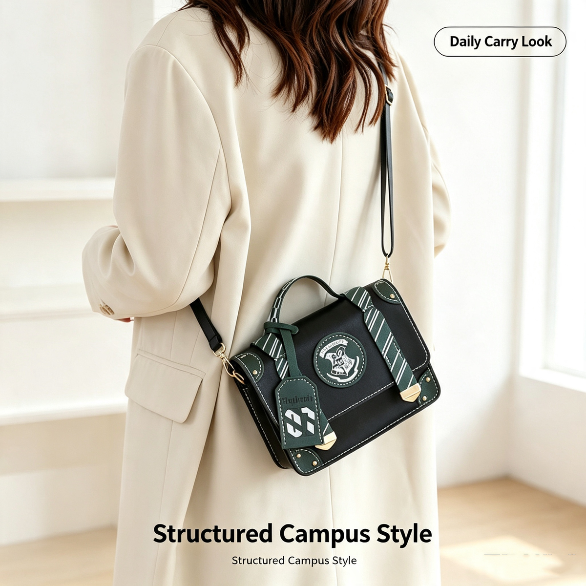 British College Style Bag DIY Kit – Classic Handmade Messenger Bag Making Project - MyStitchBag