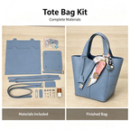 Retro Basket Bucket Bag DIY Kit – Handmade Shoulder Bag Making Experience - MyStitchBag