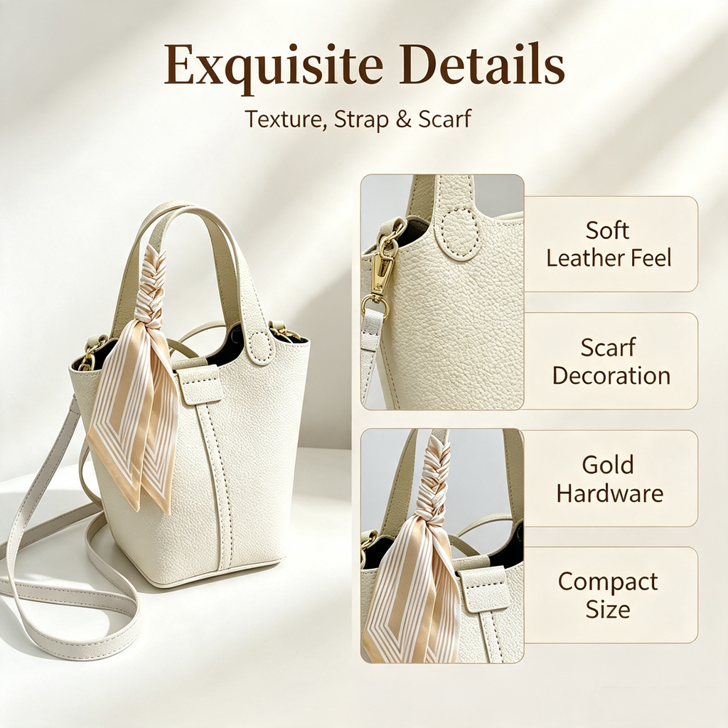 Stylish Bucket Handbag DIY Kit – Create Your Own Handmade Shoulder Bag - MyStitchBag