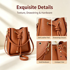 Drawstring Bucket Bag DIY Kit – Handmade Shoulder Bag Making Kit with Step-by-Step Tutorial - MyStitchBag