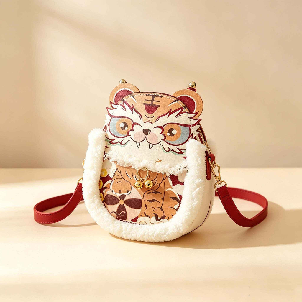 DIY Cute Cartoon Tiger Crossbody Bag Kit | Handmade Bag Material Pack