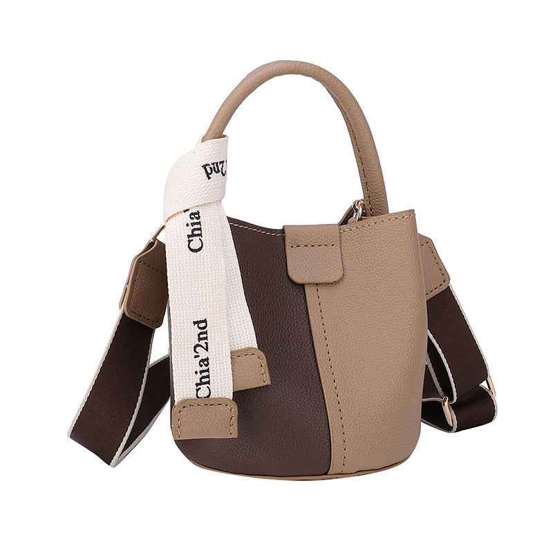 Two-Tone Bucket Bag DIY Kit – Vintage Handmade Crossbody Bag Making Kit - MyStitchBag