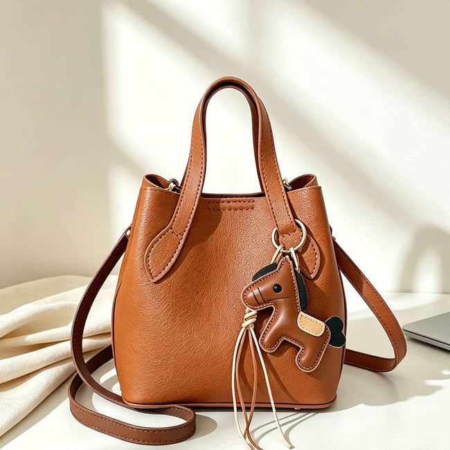 Elegant Bucket Bag DIY Kit – Create Your Own Handmade Shoulder Bag - MyStitchBag Hover Image