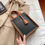 Trendy Small Square Bag DIY Craft Kit, Simple Hand‑Sew Shoulder & Crossbody Handbag for Women - MyStitchBag