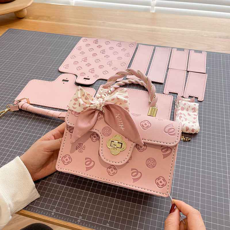Cherry Blossom Crossbody Bag DIY Kit – Make Your Own Handmade Mini Bag | Beginner Friendly Craft Kit - MyStitchBag