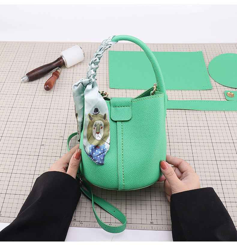 Korean Style Bucket Bag DIY Kit – Make Your Own Handmade Crossbody Bag - MyStitchBag