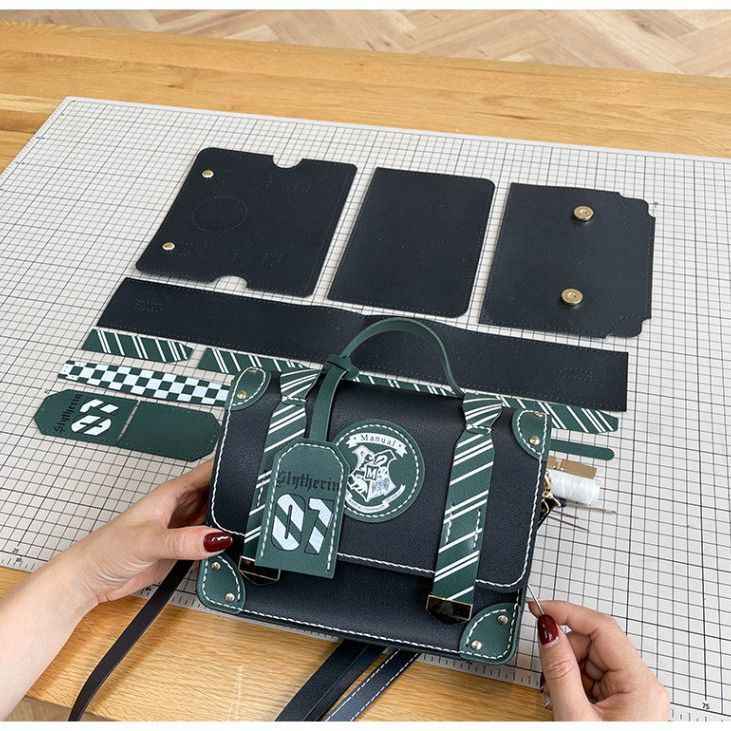 British College Style Bag DIY Kit – Classic Handmade Messenger Bag Making Project - MyStitchBag